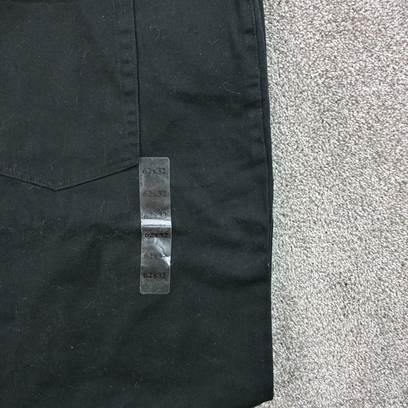 NWT Harbor Bay Jeans Mens 62x32 Black Loose Fit Tapered Leg Big Tall - Picture 3 of 9